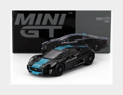 MINI-GT MGT01070-L JAGUAR - C-X75 2010 - BLACK BLUE - 1/64 - Immagine 1 di 2