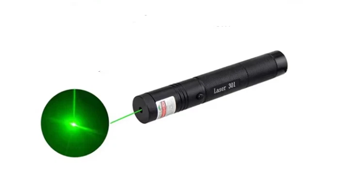 Grün Laserpointer 301 Wiederaufladbar 532nm Laser Power Pointer Stift mit Akku - Bild 1 von 4