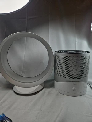 Dyson Pure Cool Link Scrivania Bianco/Argento DP01 Purificatore d'Aria Intelligente Ventilatore Senza Pale App - Immagine 1 di 4