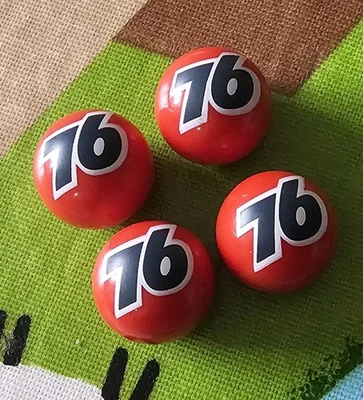 No 76 Set Of 4 Valve Caps New - Image 1 of 2