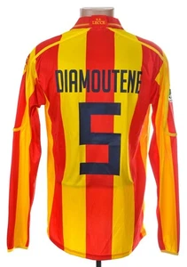 CAMISETA DE FUTBOL EE. UU. LECCE ITALIA 2007/2008 PARTIDO USADO EDICIÓN #5 DIAMOUTENE L - Imagen 1 de 5