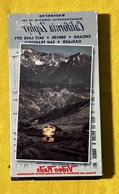 CALIFORNIA ZEPHYR WESTBOUND VHS, 1996  VIDEO RAILS, - Image 1 of 3