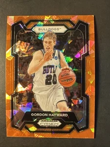 2024 Prizm Draft Picks Orange Cracked Ice Prizm #74 Gordon Hayward Butler - Picture 1 of 4