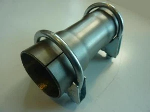 2" 50mm -150mm long Exhaust Pipe Connector Sleeve Joiner Adapter Stainless Steel - Picture 1 of 1