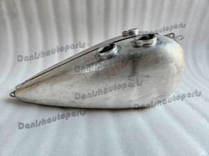 TANQUE DE COMBUSTIBLE DE GAS DE ACEITE ESTRECHO PERSONALIZADO PARA JEFE INDIO, CHAPADO EN ESTAÑO SOLDADO - Imagen 1 de 13