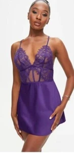 Ann Summers Ce Soir Purple Chemise XXL 24 26 - Picture 1 of 4