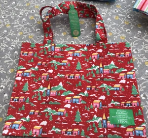 Cath Kidston Shopping Bag Sold By Tesco ltd edtn NEW BNWT Christmas design - Picture 1 of 1
