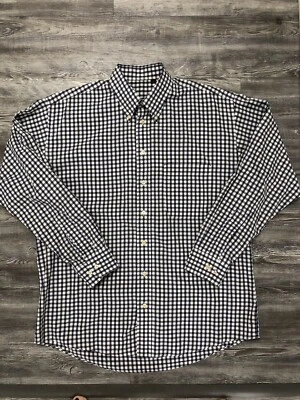 Burberry London Men’s Button Down Dress Shirt Blue/White Gingham Size Large - Image 1 of 4