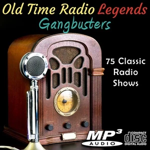 Old Time Radio Legends Gangbusters 75 Shows On CD - Imagen 1 de 1