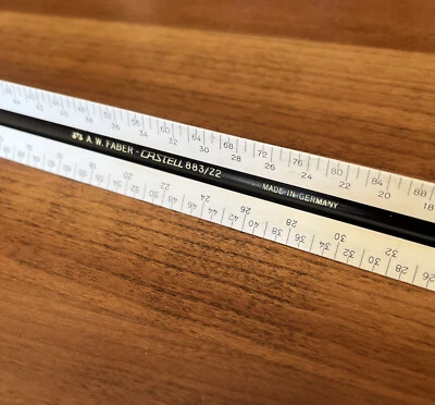 Vtg A W Faber Castell Triangular Ruler 883/Z2 Engineering Made in Germany - Image 1 of 4