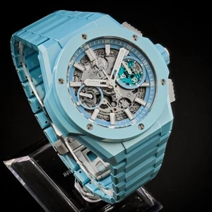 Hublot Big Bang Integrated Sky Blue Ceramic - Limited Edition 451.EX.5120.EX - Picture 1 of 12