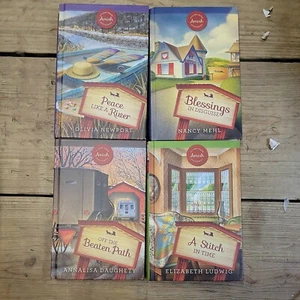 Lot of 4 Sugar Creek Amish Mysteries Guidepost Hardcover Books Series 1. 6. 7. 9 - Picture 1 of 4