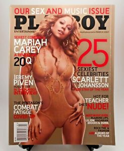 Playboy March 2007 Mariah Carey Cover Tyran Richard Centerfold Free Shipping