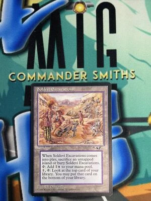 1x Soldevi Excavations NON-FOIL Reserved List MTG LP Light Play Alliances - Image 1 of 2