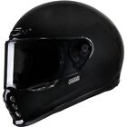 Hjc Motorcycle Helmet - V10 Solid - Vintage Classic Integral Helmet