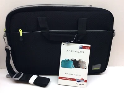 American Tourister Air Mesh Shuttle Laptop Case up to 15.6" Black Lime - Image 1 of 4