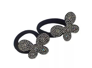 Crystal butterfly hair ties - Picture 1 of 1