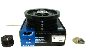 PULEGGIA ALBERO MOTORE SMORZATORE+PULEGGIA ALTERNATORE FOR BMW X3 E83 20 D - Picture 1 of 1