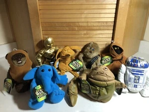 1997 Kenner Hasbro Inc. Lucasfilm Ltd.  STAR WARS Buddies Complete Set of 8 NWT - Picture 1 of 12