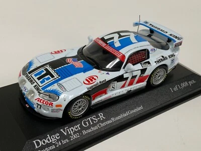 1/43 Minichamps Dodge Viper GTS-R 2002 24 Ore Di Daytona 400 021477 CS382 - Immagine 1 di 4