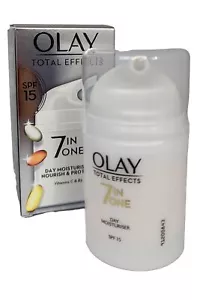 Crema hidratante Olay Total Effects 7 en un día que desafía la edad 50 ml FPS15 - Imagen 1 de 10