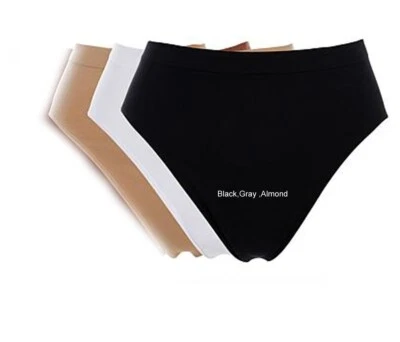 Paquete de 3 calzoncillos Ahh Rhonda Shear Plus originales sin costuras negro/gris/almendra, 3 unidades Foto 1 de 4