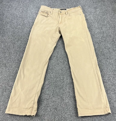 Lucky Brand 363 Straight Jeans Mens 29x28* Beige Denim Straight Pants Tag: 29x32 - Image 1 of 4