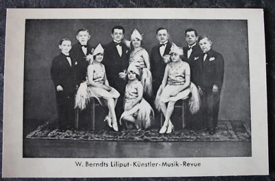 W. Berndt's Liliput-Künstler-Musik-Revue, Grupppenaufnahme - Bild 1 von 2
