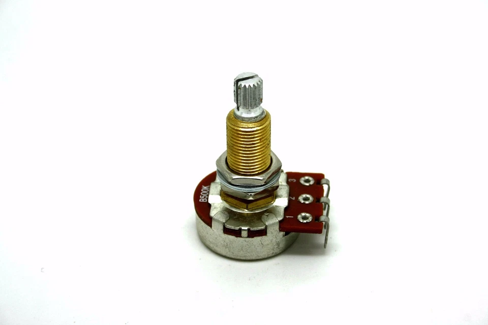 BOURNS B500K 500K LINEAR TAPER LONG SHAFT POTENTIOMETER - Image 1 of 1