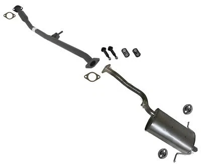 Sistema de escape silenciador tubo resonador para Subaru Forester 1999 2000 2001 2002 Foto 1 de 4