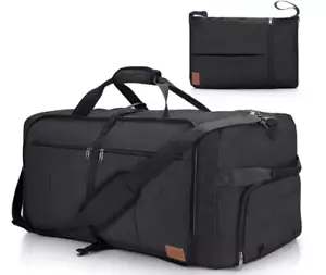 100L Large Travel Duffle Bag - Waterproof, Foldable, Shoe Compartment - Gym & We - Picture 1 of 8