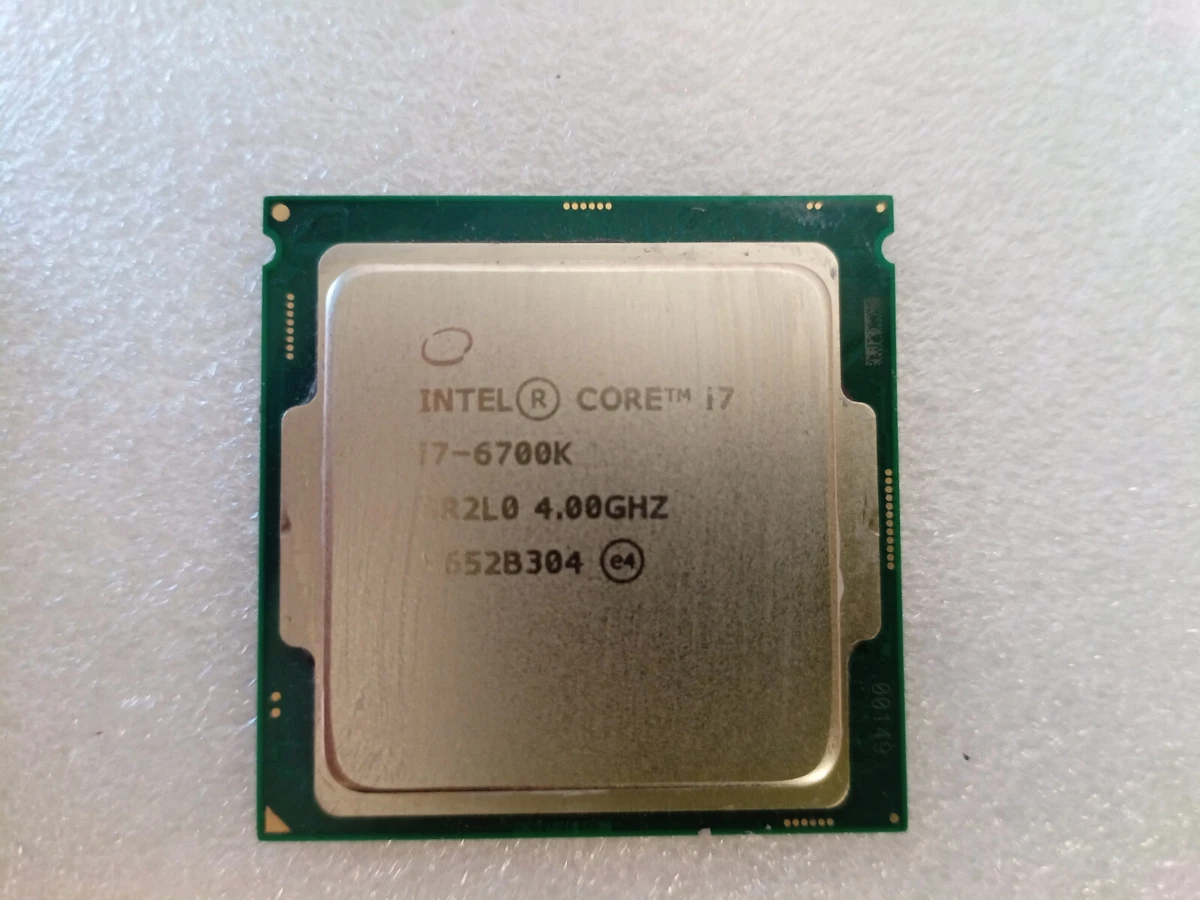 Intel Core i7-6700K Processor Model LGA 1151/H4 Socket Type Core