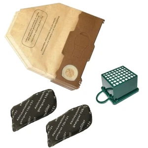 5 bolsas de vacío con filtro HEPA / filtro de carbón para Vorwerk Kobold 130 131 - Imagen 1 de 4