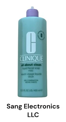 Jabón limpiador facial suave líquido Clinique All About Clean, 13,5 fl. oz. (E272) Foto 1 de 2