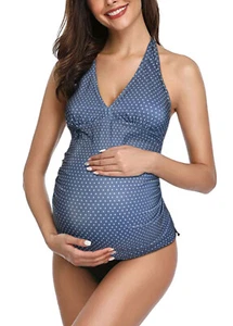 Z-4393-T17-1090) UMSTANDSBADEMODE TANKINI SCHWANGER NEU GRÖSSE 36 S CUP A-C - Bild 1 von 3