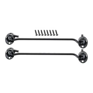 8 Inch-200mm Cabin Hook and Eye Latch Lock Shed Gate Door Catch Silent Holder... - Picture 1 of 6
