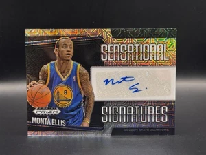 MONTA ELLIS - 2024-25 Prizm Black Basketball - SENSATIONAL SIGNATURES - Mojo /25 - Picture 1 of 3
