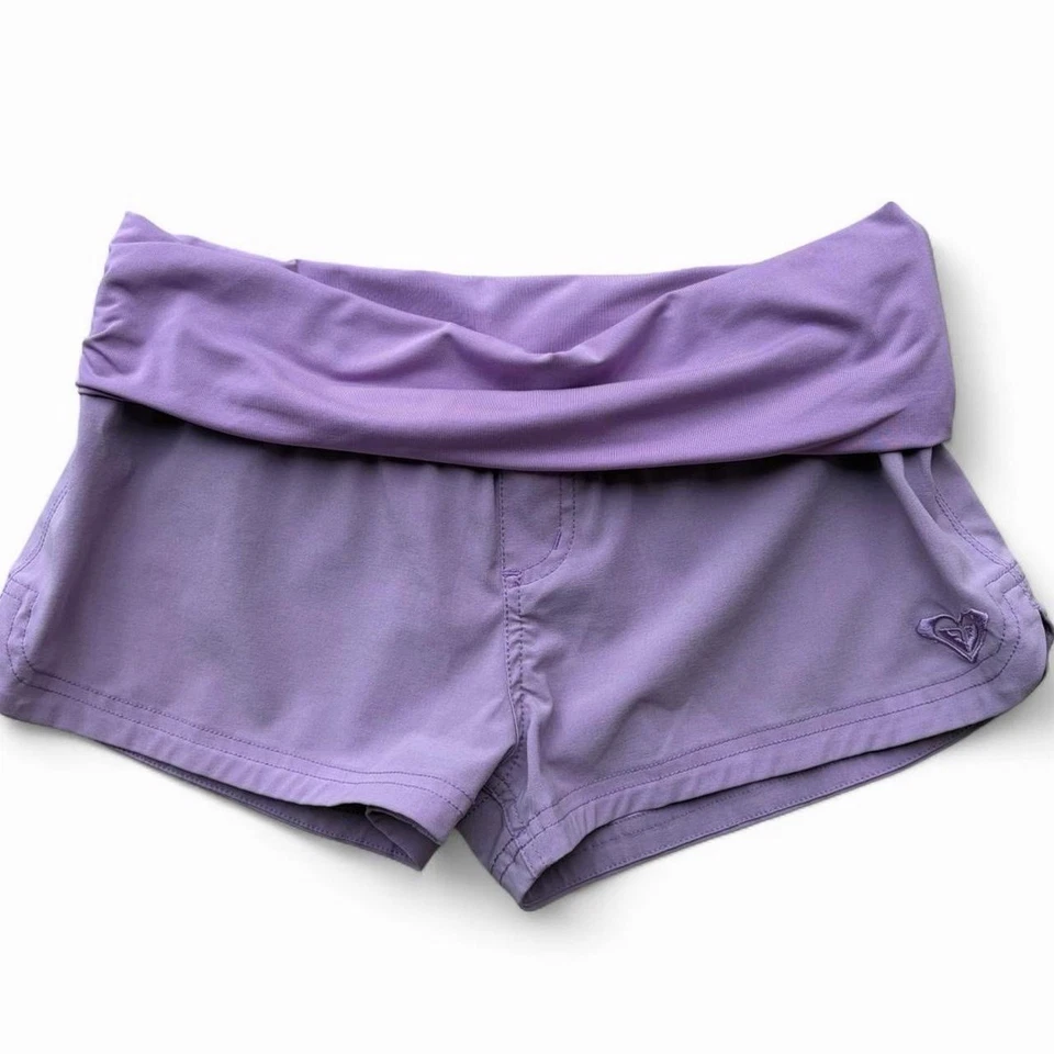 Pantalones cortos de tabla Roxy lila - para mujer talla 5 surfista playa natación Foto 1 de 4