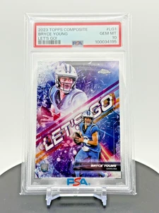 2023 Topps Chrome Composite Let’s Go Bryce Young RC Rookie SSP CASE HIT PSA 10 - Picture 1 of 4