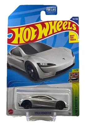 Tesla Roadster plateado Hot Wheels Foto 1 de 4