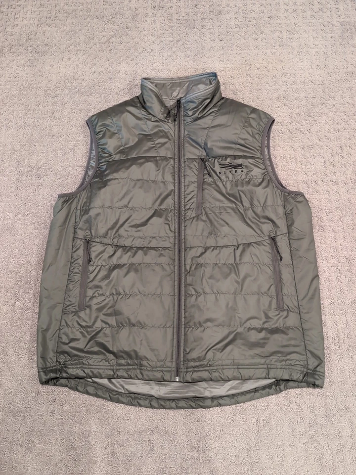 Sitka Kelvin AeroLite Vest 2XL  Shadow Gray Insulated Excellent Free Ship - Image 1 of 4