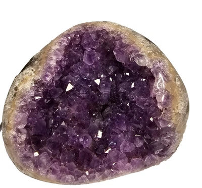 AMETHYSTDRUSE - VOLLPOLIERT - DRUSE AMETHYST EDELSTEIN GEODE BERGKRISTALL QUARZ - Bild 1 von 3
