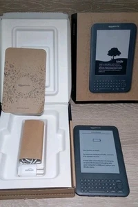 AMAZON Kindle D00901 Wi-Fi eBook Reader PARTS/REPAIR Not Charging Cib W Box - Picture 1 of 10