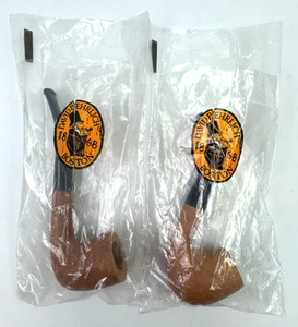 2 Vintage unberauchte Ehrlich Boston Pfeifen mit Beutel RAR schwer zu finden!! - Bild 1 von 13