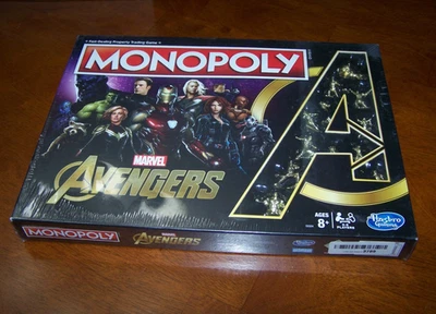 Monopoly Marvel Avengers Edition Hasbro Board Game Gold MCU New & Sealed - Image 1 of 2