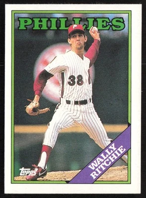 1988 Topps Wally Ritchie RC Philadelphia Phillies #494 - Image 1 of 2
