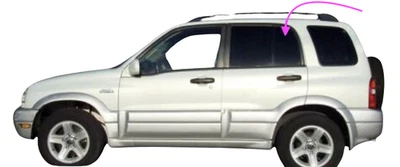 Fits:2001-2003 Suzuki Grand Vitara, 2004-06 XL-7 4D Rear Left Vent Glass -Tinted - Image 1 of 4