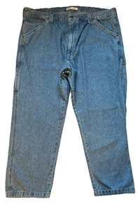 Pantalones de mezclilla Levi Strauss Signature Carpenter azul lavado medio para hombre 44 X 29 usados en excelente estado - Imagen 1 de 12