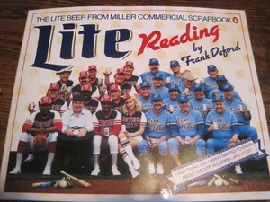Lite Reading-The Lite Beer from Miller Commercial Scrapbook by Frank Deford-PBK - Foto 1 di 1