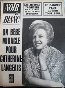 FERNAND RAYNAUD ET LES FEMMES CATHERINE LANGEAIS BLACK AND WHITE N° 1313 1970 - Picture 1 of 1